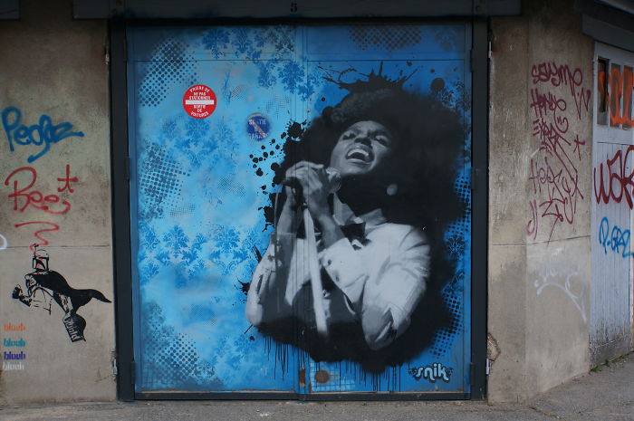 Cool Graffiti Door By Snik