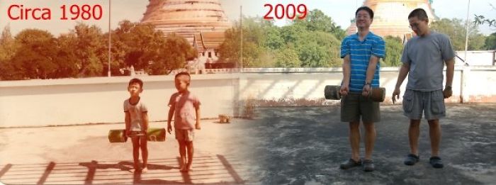 After 30 Years, The Same Dumbbell And Us Still There (thailand)