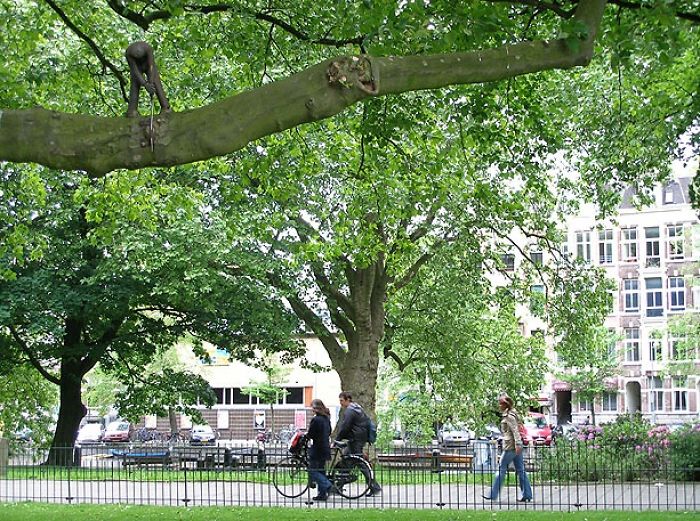 Sawing Man, Amsterdam, The Netherlands
