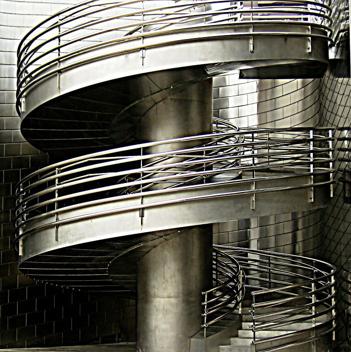 Spiral Staircase, Bilbao, Pais Vasco, Spain