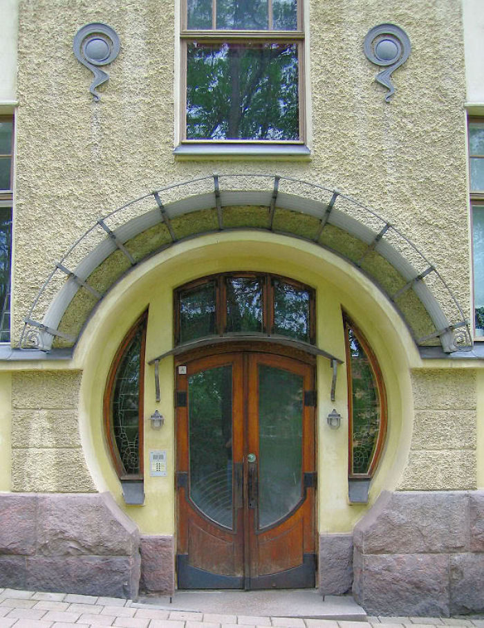 Apartment Building, Jugend, In Turku, Finland