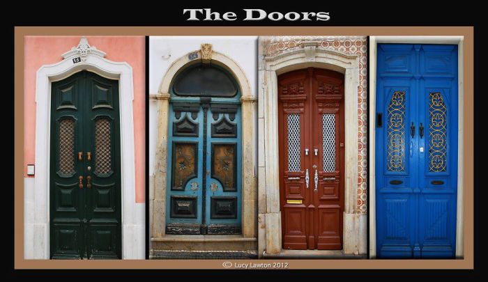 Doors Found In Olhao, Algarve, Portugal