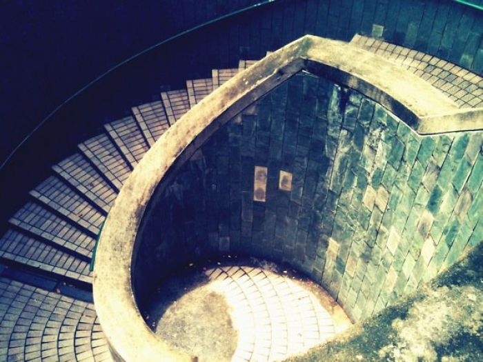 Stairs To Underground Crossing Near Fort Canning, Singapore