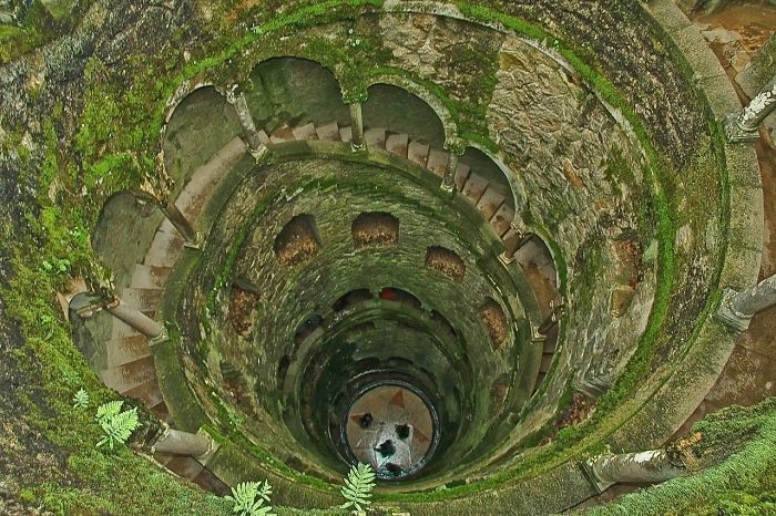 Quinta Da Regaleira Stairs, Sintra, Portugal