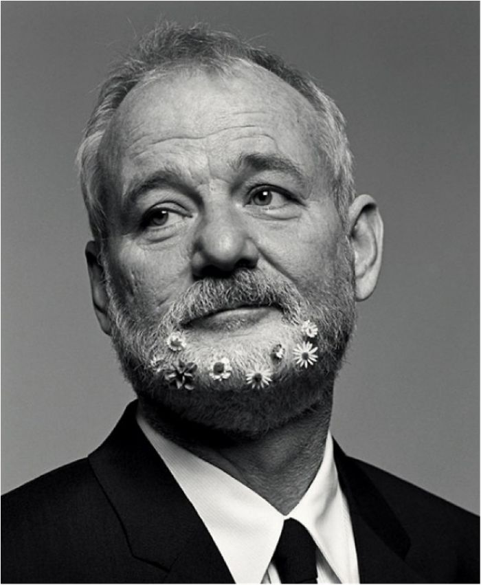 Bill Murray - Flower Beard Avant La Lettre