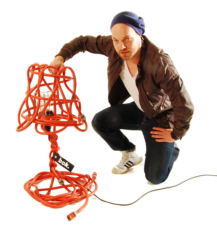 Hosepipe Lamp By Sanderbokkinga