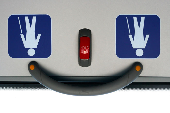 Up-side-clown, In A Bus