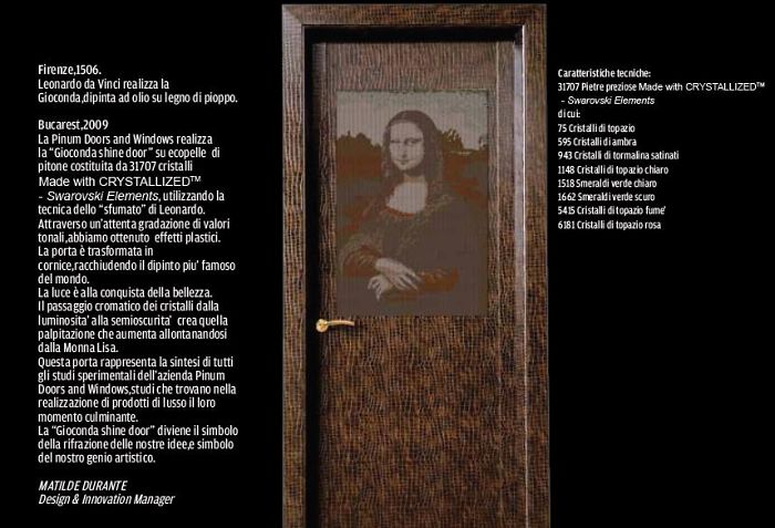 The Gioconda Shine Door, Bucharest