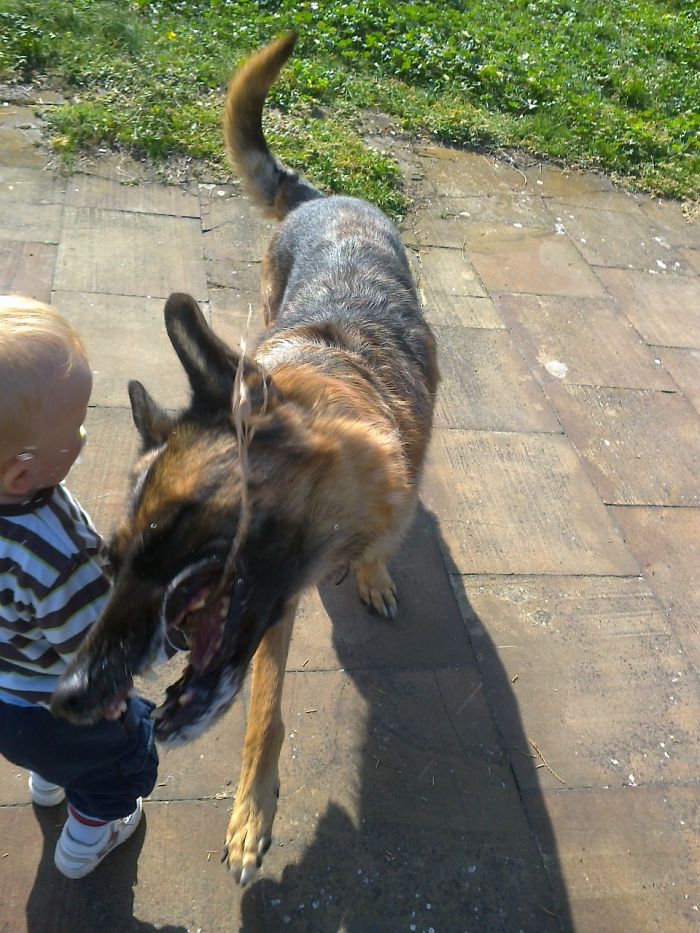 Andrej And Farra Playing Outside....
