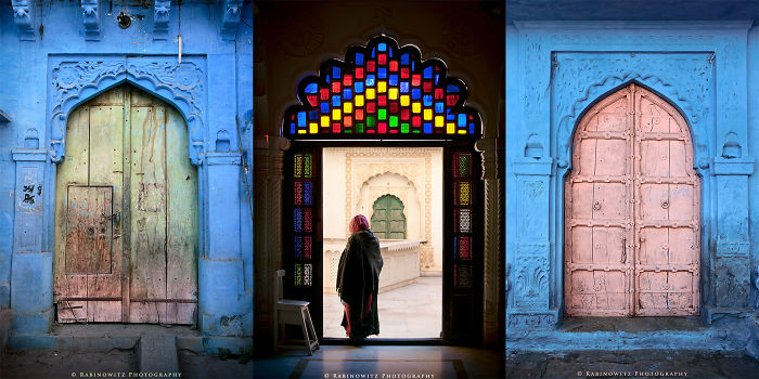 Beautiful Blue Walls And Doors Of Jodhpur, India