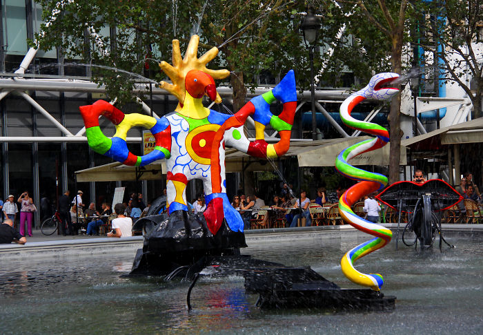Fontaine Stravinsky, Jean Tinguély, 1983. Paris.