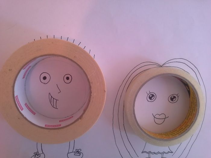 Dad And Me Tape People By Lorniebear