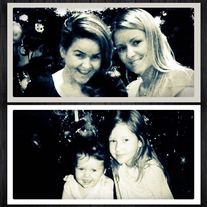 Lovely Sisters On Christmas