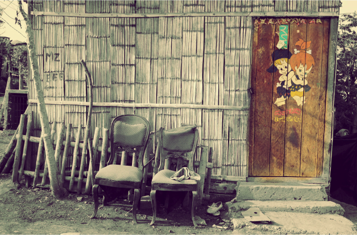 Door To A Family Hut In Bolivia
