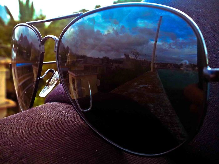 Reflection On My Glass