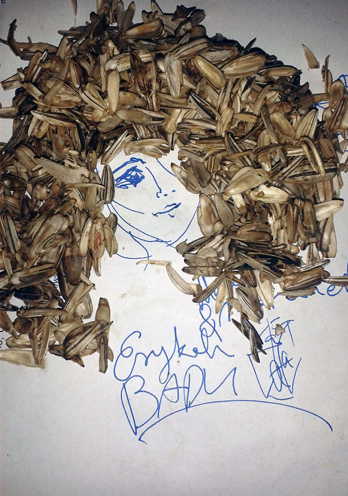 Sunflower Shells Hair