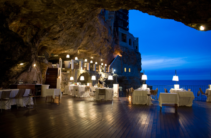Grotta Palazzese Hotel Restaurant, Polignano A Mare, Italy