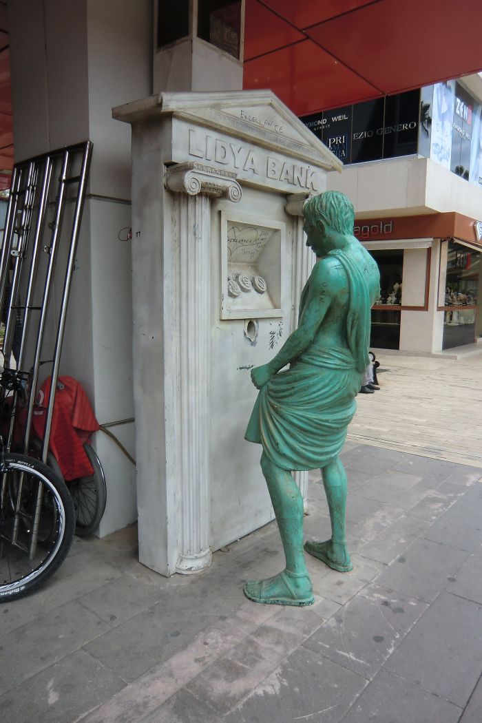 Lykier Ved Kontantautomat Antalya Tyrkiet