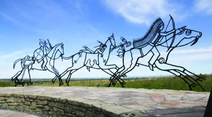 Indian Memorial At Little Bighorn