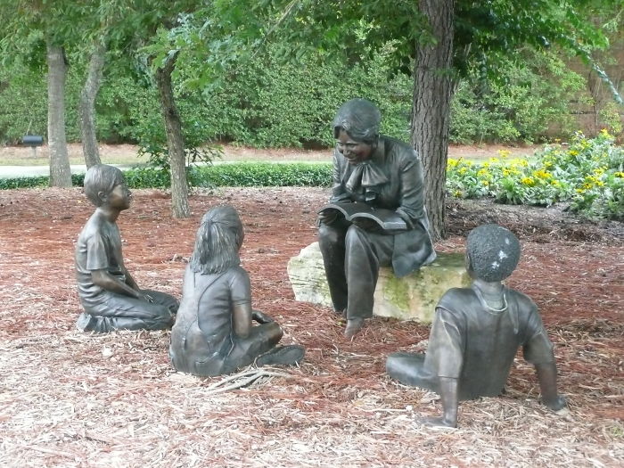 Outside Cynthia Woods Pavillion, The Woodlands, Texas