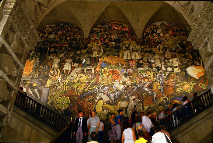 National Palace, Mexico City.