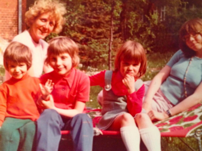 My Brother, My Aunt With Her Two Daughters And Me 1972 & 2013