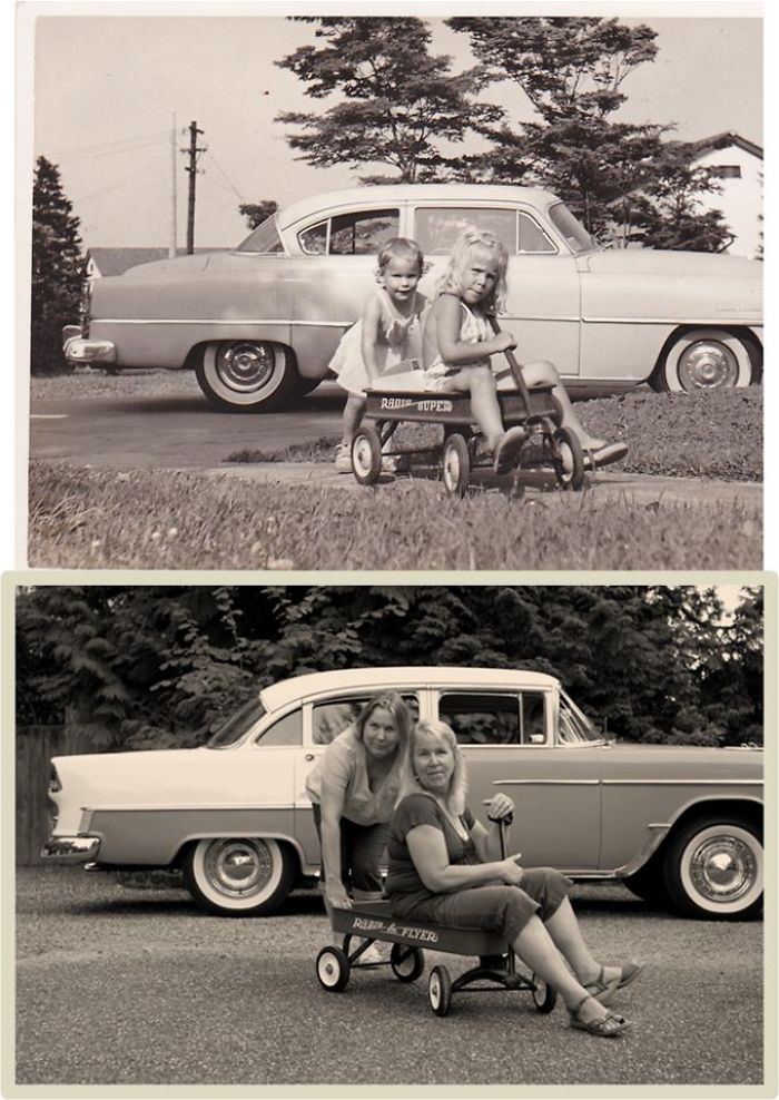 Sisters 50 Years Apart