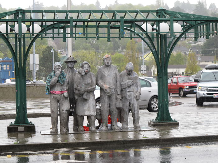 Waiting For The Interurban - Seattle
