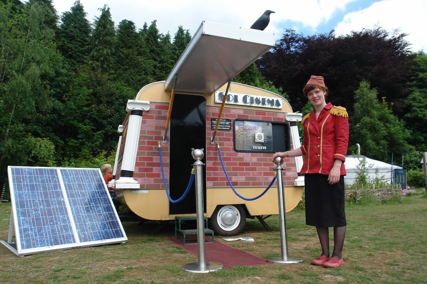 Sol Cinema- World's Smallest Solar Powered Movie Theatre Sol Cinema- World's Smallest Solar Powered Movie Theatre