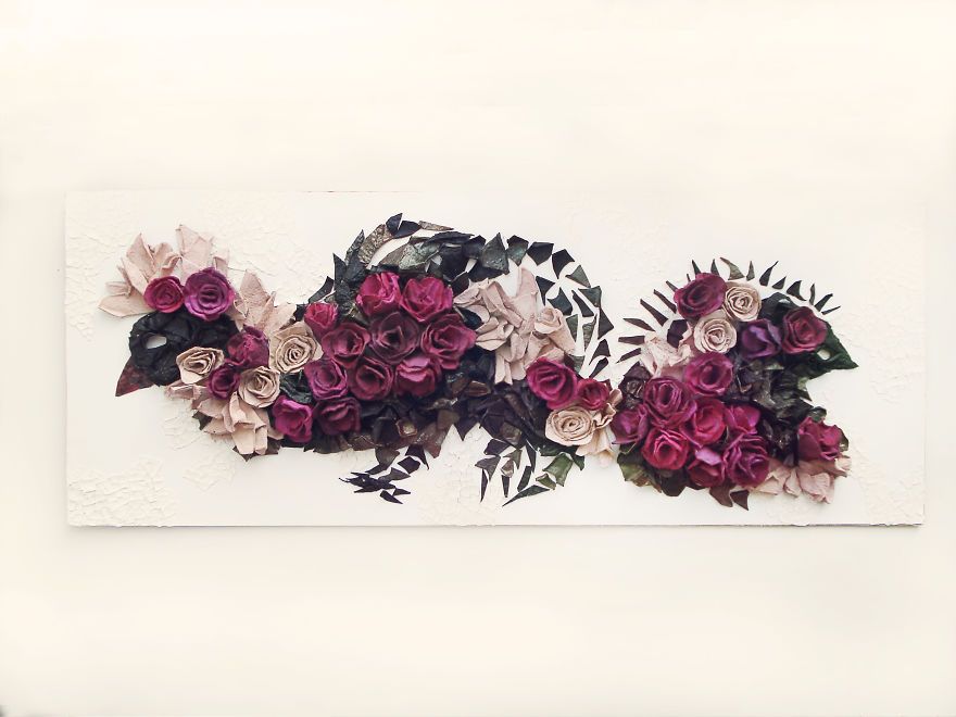 Art From Nature: Floral Collages By Anastasia Kovaleva Art From Nature: Floral Collages By Anastasia Kovaleva