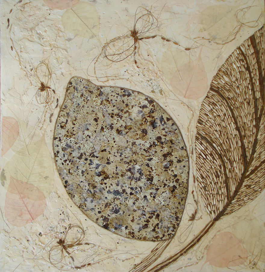 Art From Nature: Floral Collages By Anastasia Kovaleva Art From Nature: Floral Collages By Anastasia Kovaleva