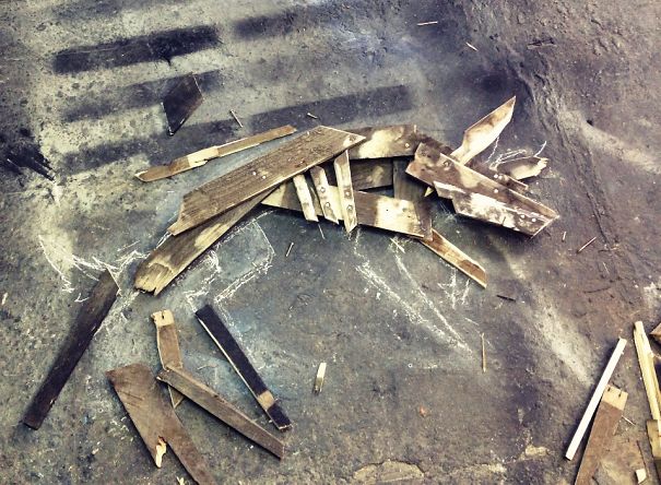 I Made These With Splinters.