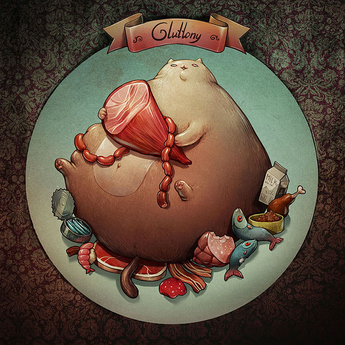 7 Deadly Catsins By Marija Tiurina