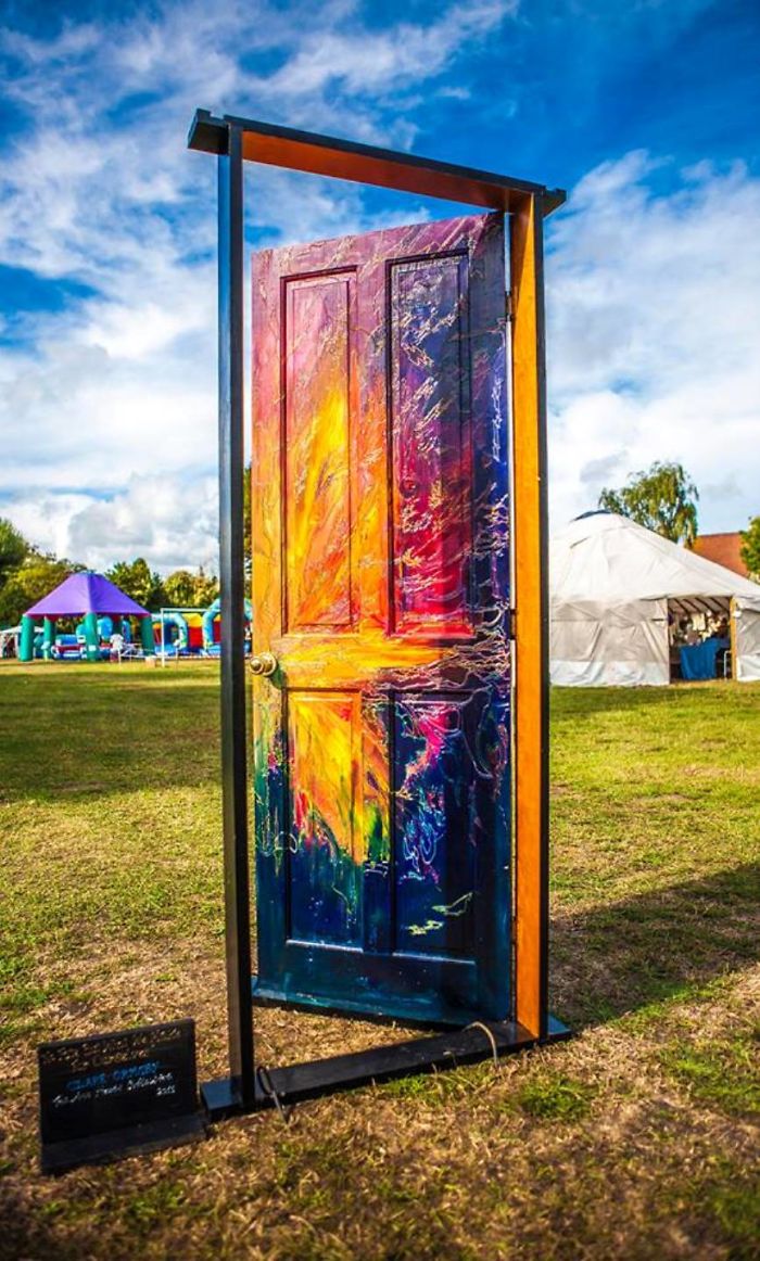 "no Fate But What We Make For Ourselves" - Door By Clare Ormsby. Photo By Simon Robson.