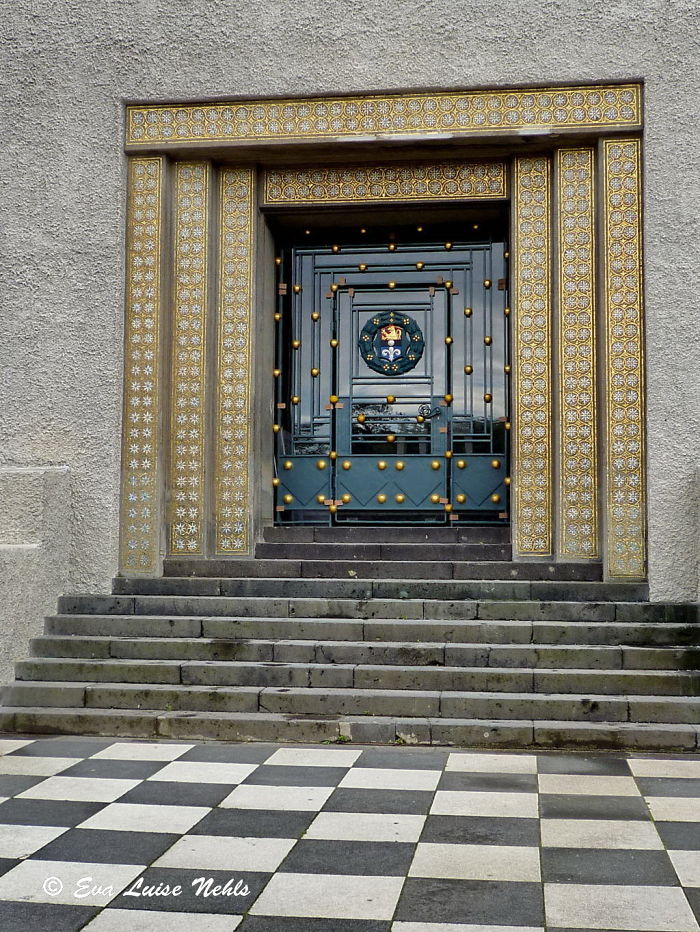 Portal Zum Hochzeitsturm Auf Der Mathildenhöhe, Darmstadt, Germany