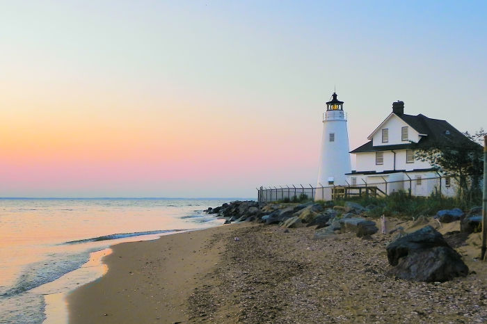 Cove Point Lighthouse, Maryland,usa