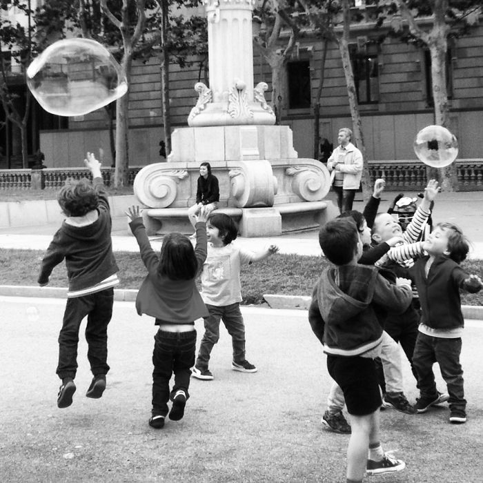 Bubbles Of Happiness... Barcelona, Spain