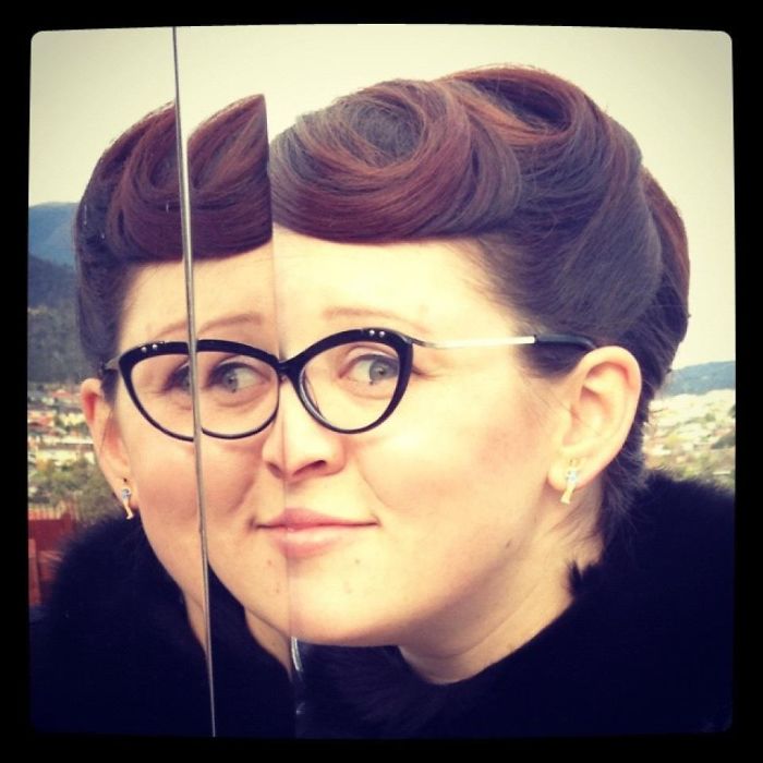 Reflection Portrait At The Entrance Of Mona