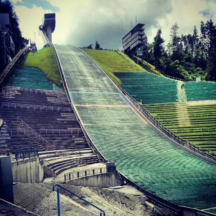 Ski Jump In Innsbruck