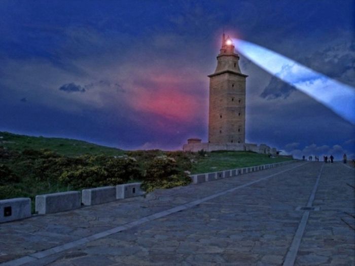 Faro De Hércules, Galicia, España