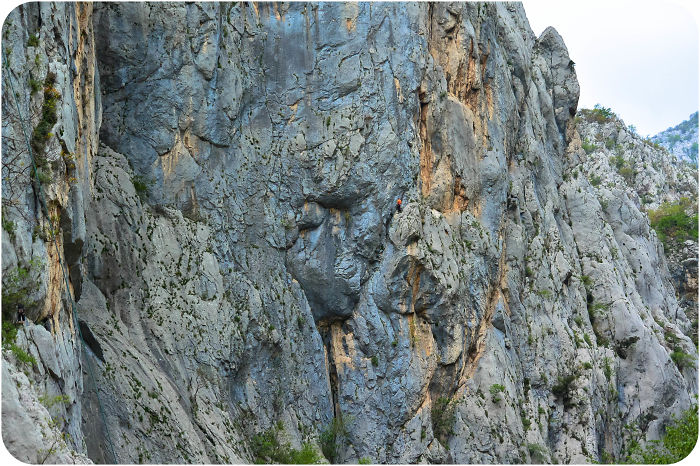 Climbers In Paklenica National Park, Croatia