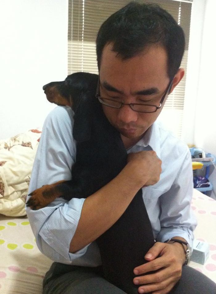 Before Left To Work :')