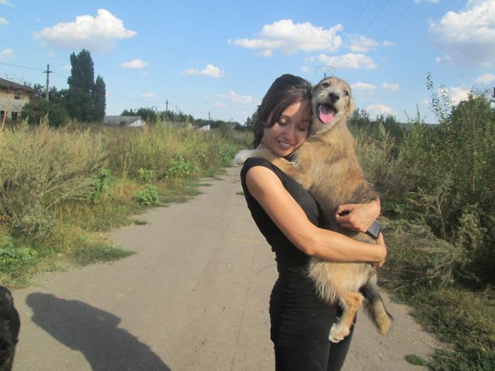 Me And Paty, A Dog Rescued From A Horrific Public Shelter
