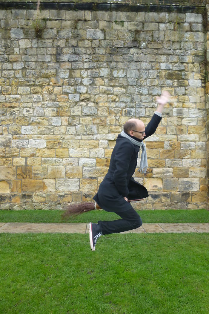 Flying Man, Alnwick Castle, Northumberland, Uk