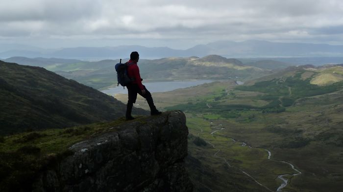 Overlooking Loch Acoose, Kerry, Ireland.