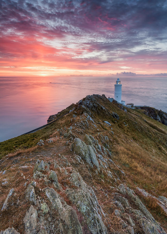 Start Point Lighthouse, Devon, Uk