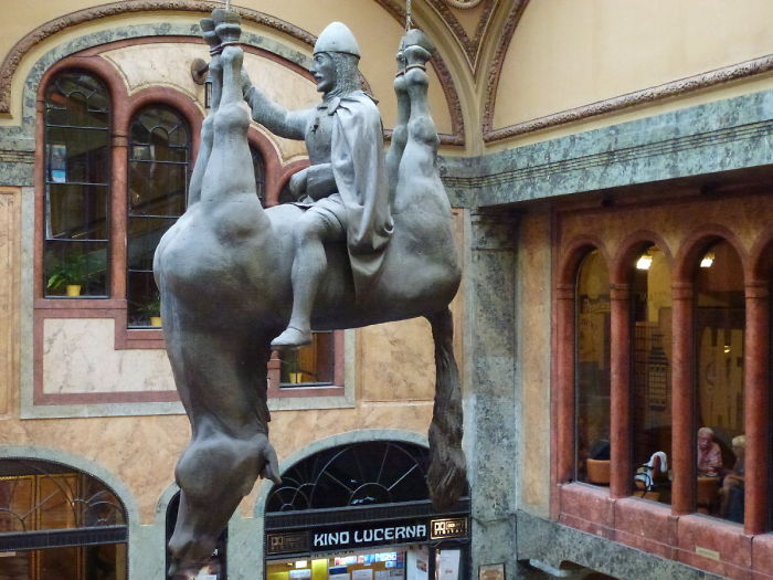 Černý's Horse. Prague