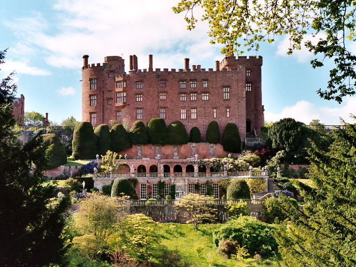 Powis Castle And Garden, Welshpool, Powys, Uk