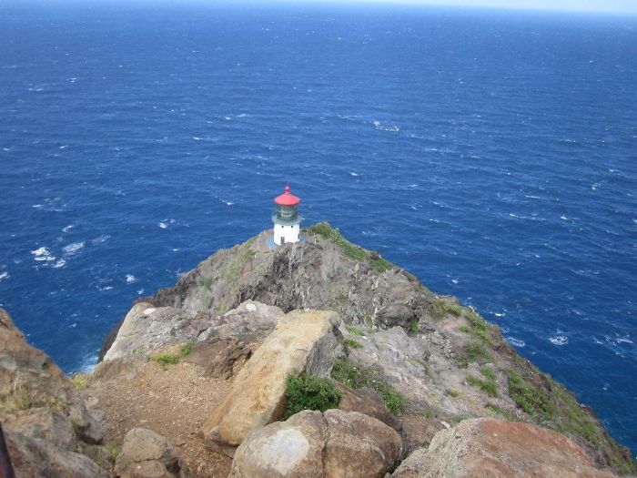 Hawaii, Oahu, Makapuu Point Lighthouse