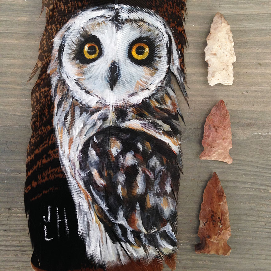 oil-acrylic-paintings-parrot-feathers-jamie-homeister-21 oil-acrylic-paintings-parrot-feathers-jamie-homeister-21